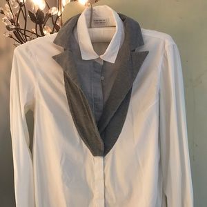 Brunello Cucinelli white blouse